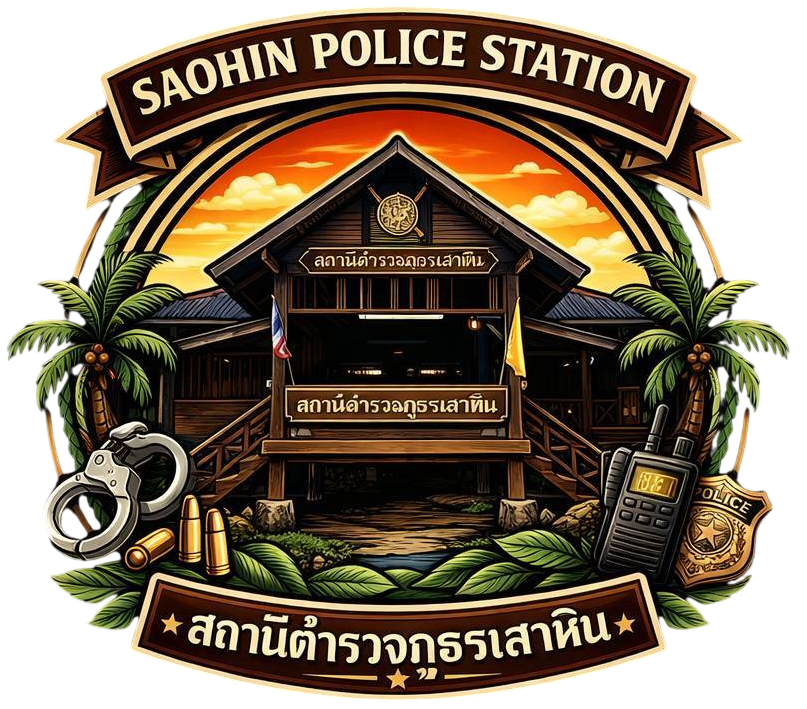 สถานีตำรวจภูธรเสาหิน logo